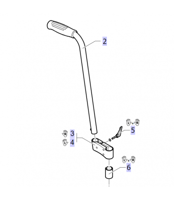 Kuschall Bolt On Height Adjustable Push Handles